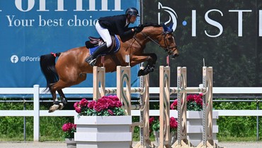 Jean-Maurice Brahier and Caracoles best in Friday's CSI4* 1.50m presented by Equiline in Gorla Minore