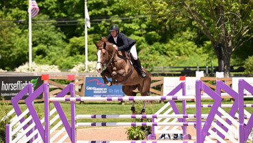 Coyle blazes to victory in CSI4* $37,500 1.45m presented by Fidelity Investments at 2025 Old Salem Farm Spring Horse Shows