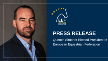 Quentin Simonet elected president of European Equestrian Federation