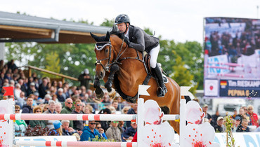 Tim Rieskamp-Goedeking and Pepina G to the top in Saturday's CSI4* 1.50m Medium Tour Final at DKB Pferdewoche 2025