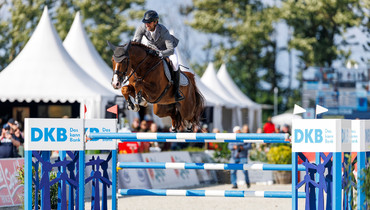 Home win for Christian Kukuk and Chageorge in the CSI4* 1.60m Grand Prix Deutschen Kreditbank AG at DKB Pferdewoche 2025