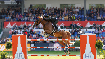 Speechless Andres Azcarraga speeds to the win with Atlantica du Soleil Z in the CSI5* 1.50m Prize of B. Grimm in Hamburg