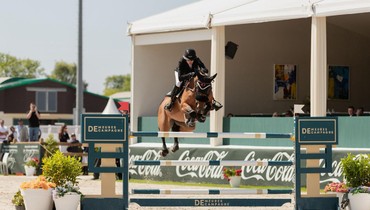 Gudrun Patteet and Sea Coast Chica V.V. Z victorious in Friday's CSI4* 1.50m Prix Demeures de Campagne in Cabourg