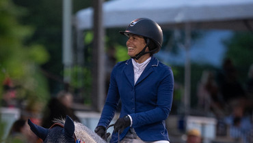 Kaitlin Campbell and Bull Run’s Hesed race to victory in CSI4* 1.45m $38,700 Devon Speed Derby