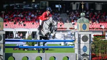 Home win for Pius Schwizer and Nadale Van Dorperheide in the CSIO5* 1.50m City and Canton of St.Gallen Speed & Handiness