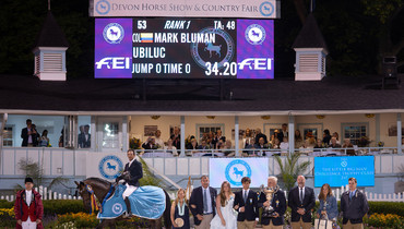 Mark Bluman captures first win at Devon in CSI4* 1.50m $145,100 Idle Dice Jumper Stake