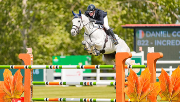 Ireland’s Daniel Coyle makes it two for two on the second day of the CSI5* Spruce Meadows ‘Continental’ presented by Rolex