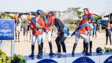 Perfect performance sees Switzerland scoop the win in the CSIO3* Longines EEF Series qualifier in Samorin