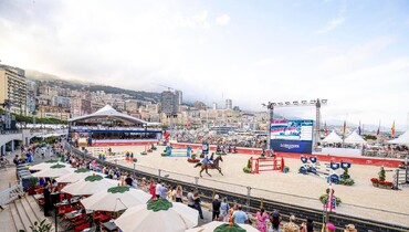 The horses and riders for the CSI5* Longines Global Champions Tour of Monte Carlo 2025