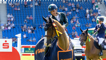 Stephan de Freitas Barcha best in the CSIO5* 1.45m STAWAG opening jumping competition at CHIO Aachen 2025