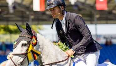Rodrigo Giesteira Almeida and Karonia.L top Friday morning's CSIO5* 1.45m VBR-Prize at CHIO Aachen 2025