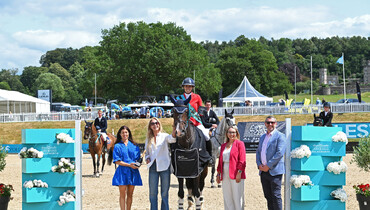 Jessica Mendoza and Ascadina PP Z top Thursday's CSI4* 1.50m Grand Prix qualifier at Bolesworth