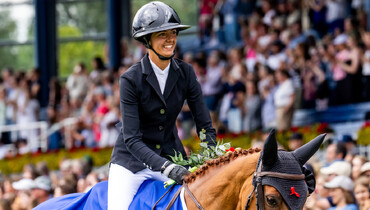 Nina Mallevaey tops the FEI Jumping U25 Ranking for 9th consecutive month