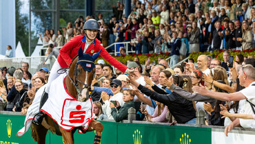Lillie Keenan and Chagrin d'Amour win Sparkassen Youngster Cup Final at CHIO Aachen 2025