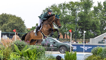 Overnight leader Daniel Coyle withdraws from the Longines FEI Jumping European Championship 2025