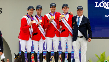 Brilliant Belgians win team gold at the Longines FEI Jumping European Championship 2025