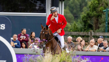 Thrills and spills from the team final of the Longines FEI Jumping European Championship 2025