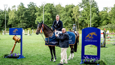 Ansgar Holtgers Jr. and Kantibes close day one with victory at Longines Tops International Arena