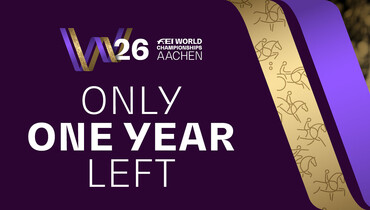 Kick off in one year: World-class sport and royal splendor at the FEI World Championships Aachen 2026