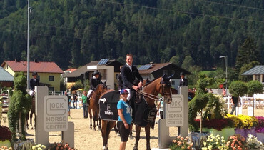The weekend's CSI2* Grand Prix winners