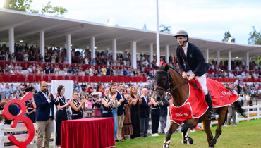 Oliver Lazarus and Conbalthago PS top the CSI4* Grand Prix in Gijon