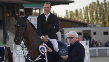 Michael Viehweg and Contario top Friday’s CSIO4* Longines Grand Prix, presented by Grand Hôtel Les Trois Rois, in Avenches