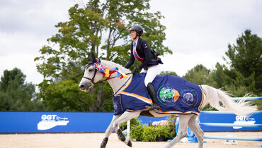 Hunter Holloway and Pepita Con Spita keep climbing in GGT Footing CSI3* Welcome at Traverse City