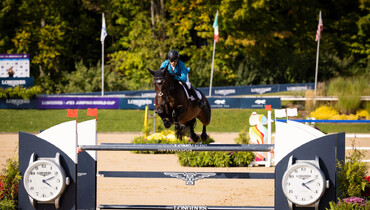 Abdel Saïd and Quaker Brimbelles Z top CSI5*-W Grand Prix Qualifier in Traverse City