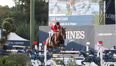 Karl Cook and Caracole de La Roque best in the CSIO5* 1.60m Grand Prix presented by Groupe Nice Matin - Var Matin in St. Tropez-Gassin