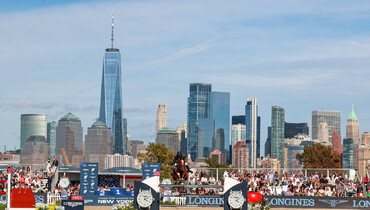 Gilles Thomas and Qalista DN shine in the Longines Global Champions Tour Grand Prix of New York