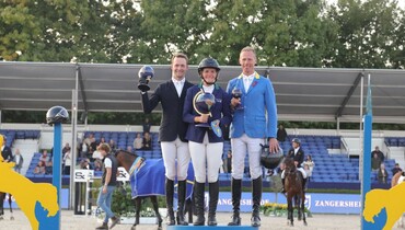 Marriet Smit-Hoekstra and For Chacco TN excel in FEI Zangersheide Sires of the World in Lanaken