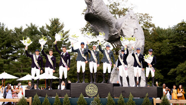 Trelawny Trailblazers at the top of the podium in Greenwich