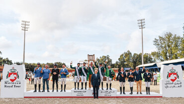 Saudi Arabia tops the CSIO4*-W Nations Cup presented by the Ministry of National Education, Preschool and Sports in Rabat