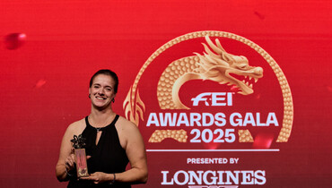 The FEI Awards Gala 2025: Sanne Melsen receives Cavalor FEI Best Groom Award, Longines FEI Rising Star Award to Tom Wachman