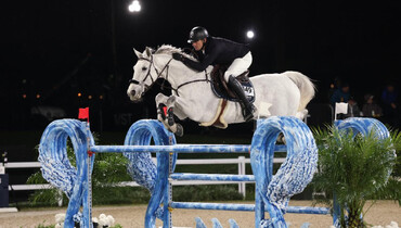 Gregory Wathelet and Argentina de la Marchette unbeatable in the $100,000 CSI5*-W 1.50m Welcome at Santa Anita