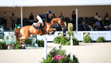 Mallevaey masters the $117,000 Holiday & Horses CSI4* 1.50m qualifier at Wellington International