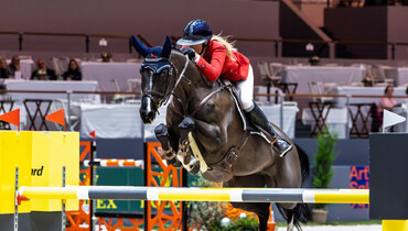 Jessica Mendoza and In The Air best in Friday afternoon’s CSI5* 1.55m Prix des Communes Genevoises in Geneva