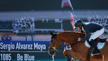 Sergio Alvarez Moya and Be Blue top all-Spanish podium in the CSI3* 1.50m Grand Prix Trofeo CHG at Autumn MET 2025