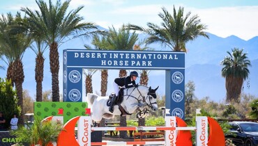 Erynn Ballard and Chatadel PS cannot be caught in $62,500 Cabana Coast CSI2* 1.45m Grand Prix at Desert International Horse Park