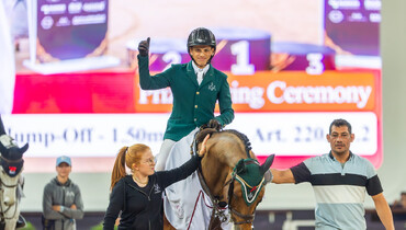 Abdullah Alsharbatly and Böckmann’s Lord Pezi Junior kick off the 2026-season on winning form in Doha