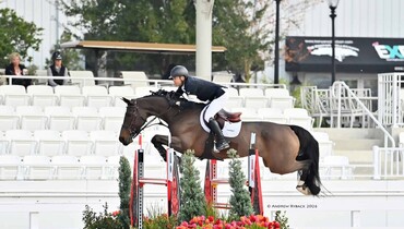 Kent Farrington continues winning form in the $62,500 Florida Coast Equipment Grand Prix qualifier CSI3* aboard Orafina