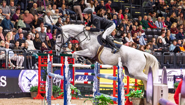 Marvin Jüngel and Helene 50 open Partner Pferd Leipzig 2026 with a home win