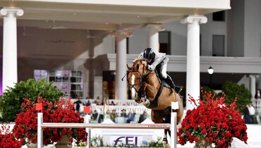 Aaron Vale and Carissimo 25 take the turn to the top in the CSI4* $200,000 UF Health Grand Prix in Ocala