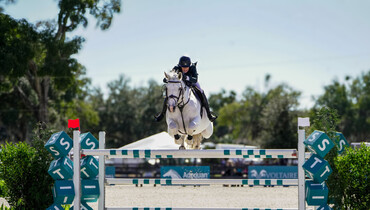 MTM Apple and Tracy Fenney deliver a fresh win in the $60,000 HITS Grand Prix during the first week of the 2026 HITS Ocala Winter Circuit