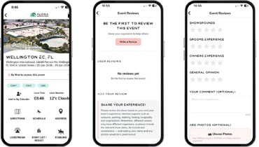 Rate your show experience on Aloga Showadvisor