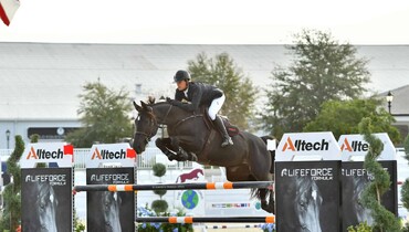 Sean Jobin and Grande Dame DK notch the CSI3* $62,500 Ascenté Aviation Grand Prix qualifier victory