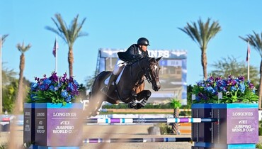 Kent Farrington and Orafina are on top again at Desert International Horse Park