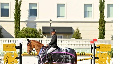 Michael Duffy and Mister Qerly Z capture a photo finish win in the $32,000 Golden Ocala Grand Prix qualifier CSI2*