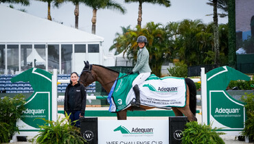 Mimi Gochman and Inclen BH beat the best in $116,100 Adequan® CSI5* WEF Challenge Cup