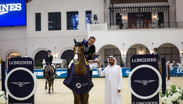 Piergiorgio Bucci and Casalia DG victorious in Thursday’s CSIO5* Longines Grand Prix qualifier in Abu Dhabi